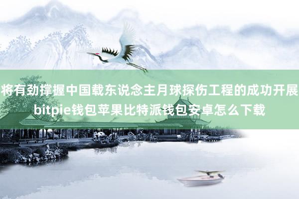 将有劲撑握中国载东说念主月球探伤工程的成功开展bitpie钱包苹果比特派钱包安卓怎么下载