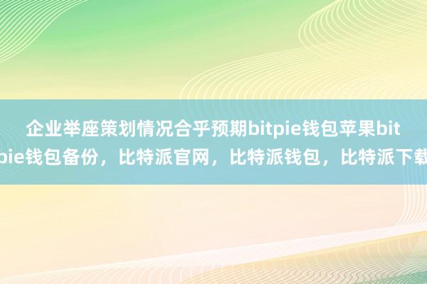 企业举座策划情况合乎预期bitpie钱包苹果bitpie钱包备份，比特派官网，比特派钱包，比特派下载