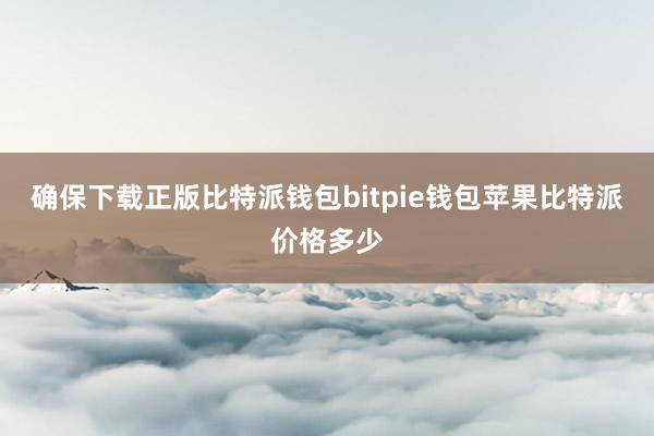 确保下载正版比特派钱包bitpie钱包苹果比特派价格多少