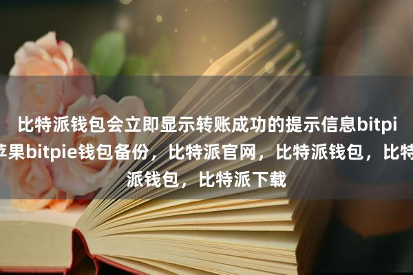 比特派钱包会立即显示转账成功的提示信息bitpie钱包苹果bitpie钱包备份，比特派官网，比特派钱包，比特派下载