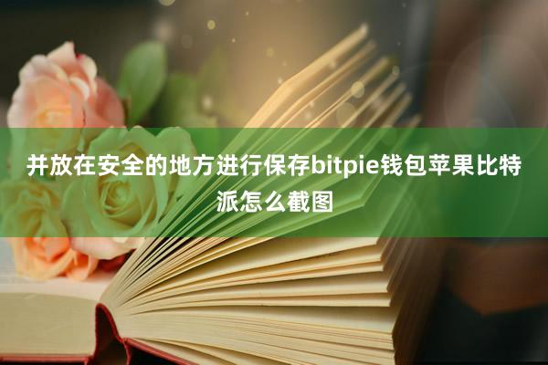 并放在安全的地方进行保存bitpie钱包苹果比特派怎么截图