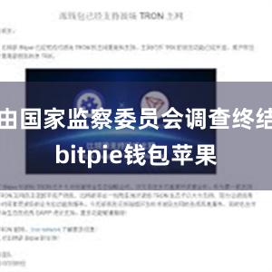 由国家监察委员会调查终结bitpie钱包苹果