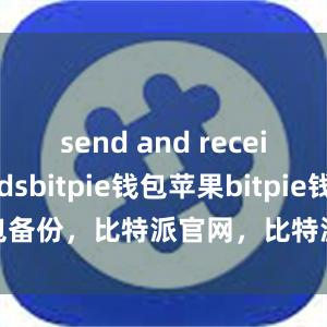 send and receive fundsbitpie钱包苹果bitpie钱包备份，比特派官网，比特派钱包，比特派下载