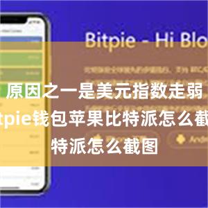 原因之一是美元指数走弱bitpie钱包苹果比特派怎么截图