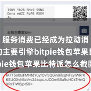 服务消费已经成为拉动消费增长的主要引擎bitpie钱包苹果比特派怎么截图