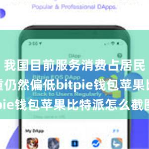 我国目前服务消费占居民消费比重仍然偏低bitpie钱包苹果比特派怎么截图